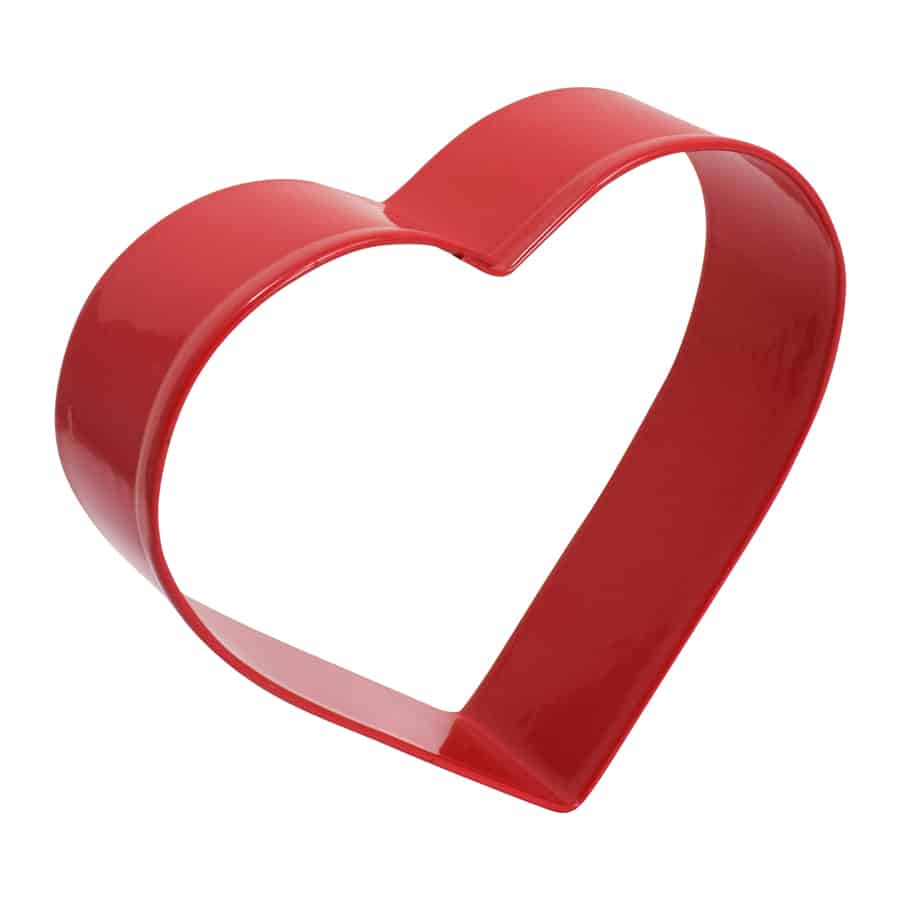 Heart Cookie Cutter Red, 3.25"