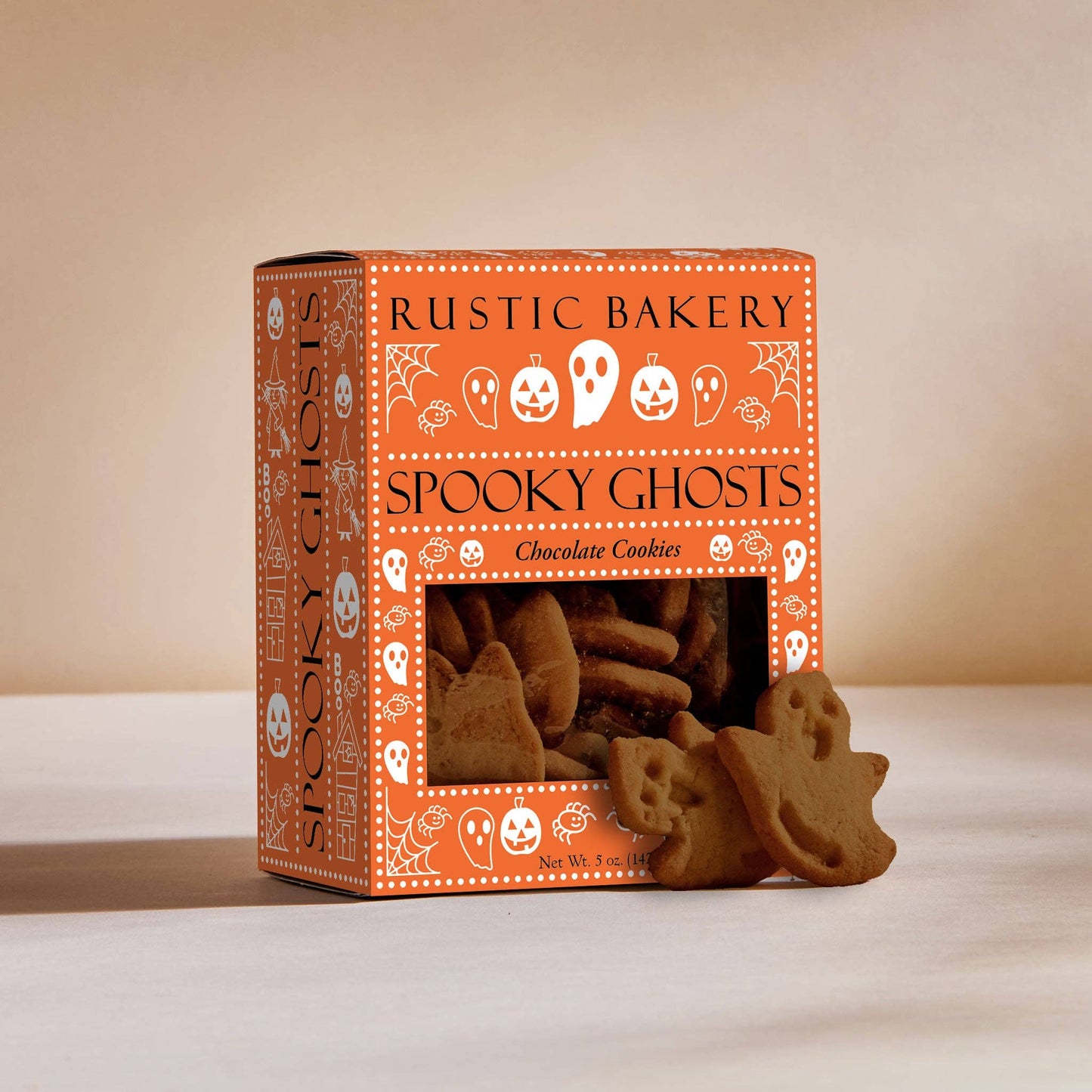 Rustic Bakery Chocolate Spooky Ghosts Cookies