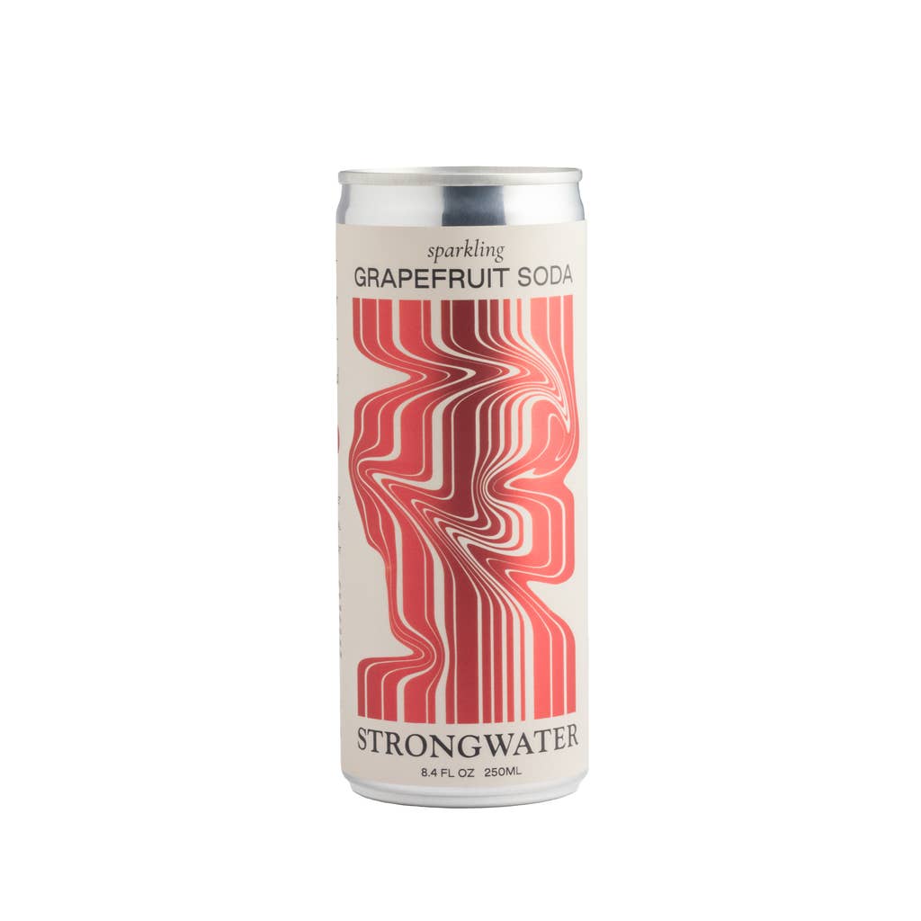 Strongwater Grapefruit Soda, 4 Pack