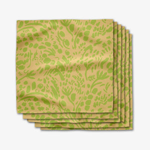 Geometry - Green Spring Dinner Napkin Set