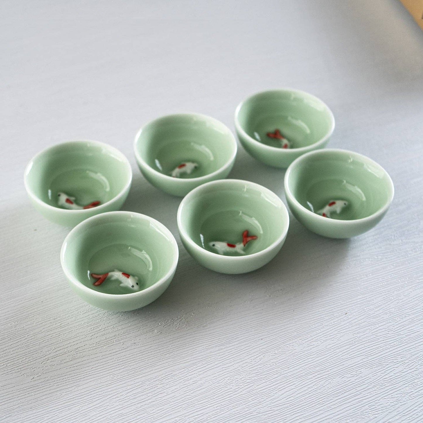 Koi Fish Kung Fu Tea Cup/Bowl, 2.5"