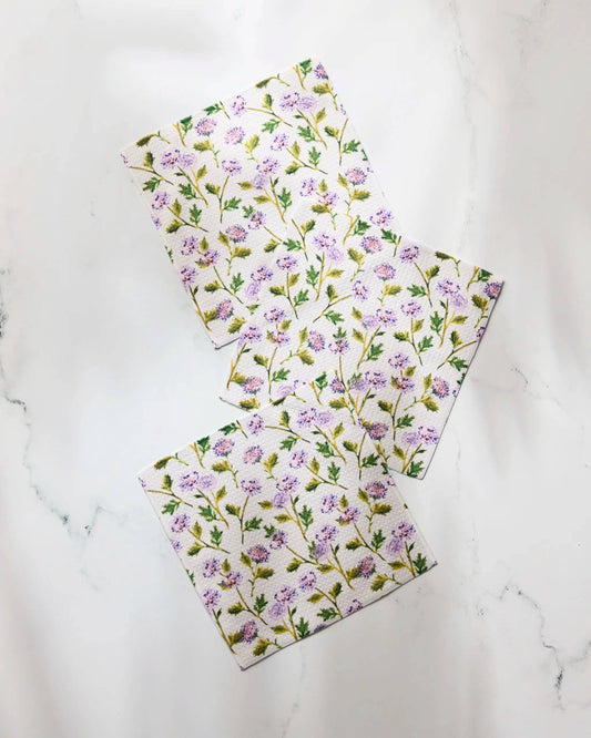 Geometry - Blooming Thistle Dishcloth Set