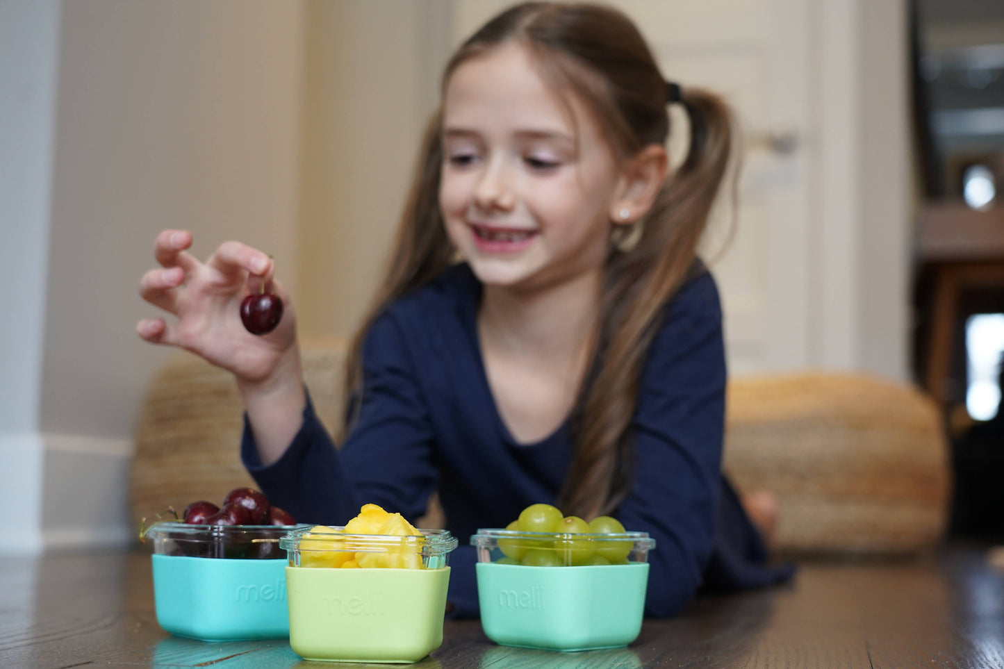 melii Glass Food Storage Containers with Silicone Sleeve