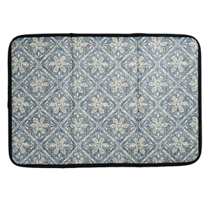 Once Again Home Drying Mat - Jen Owens Fabrique Majolica Blue