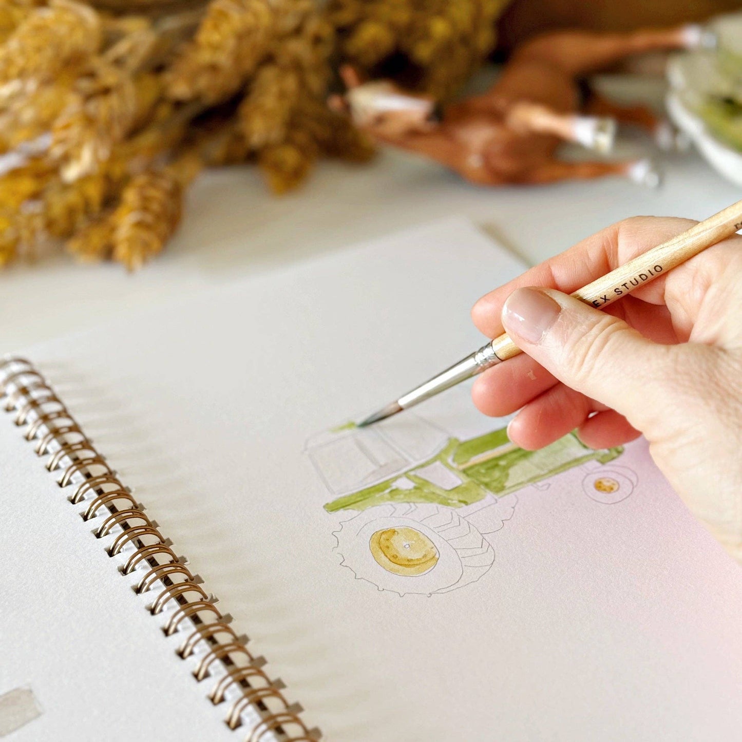 emily lex studio Farm Watercolor Workbook
