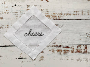 Dot and Army - Gold Cheers! Cocktail Coasters, Set of 4