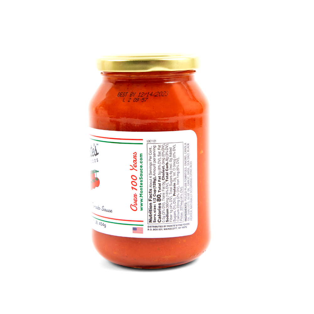 Monte’s Fine Foods - Monte's Original Family Recipe Tomato Sauce