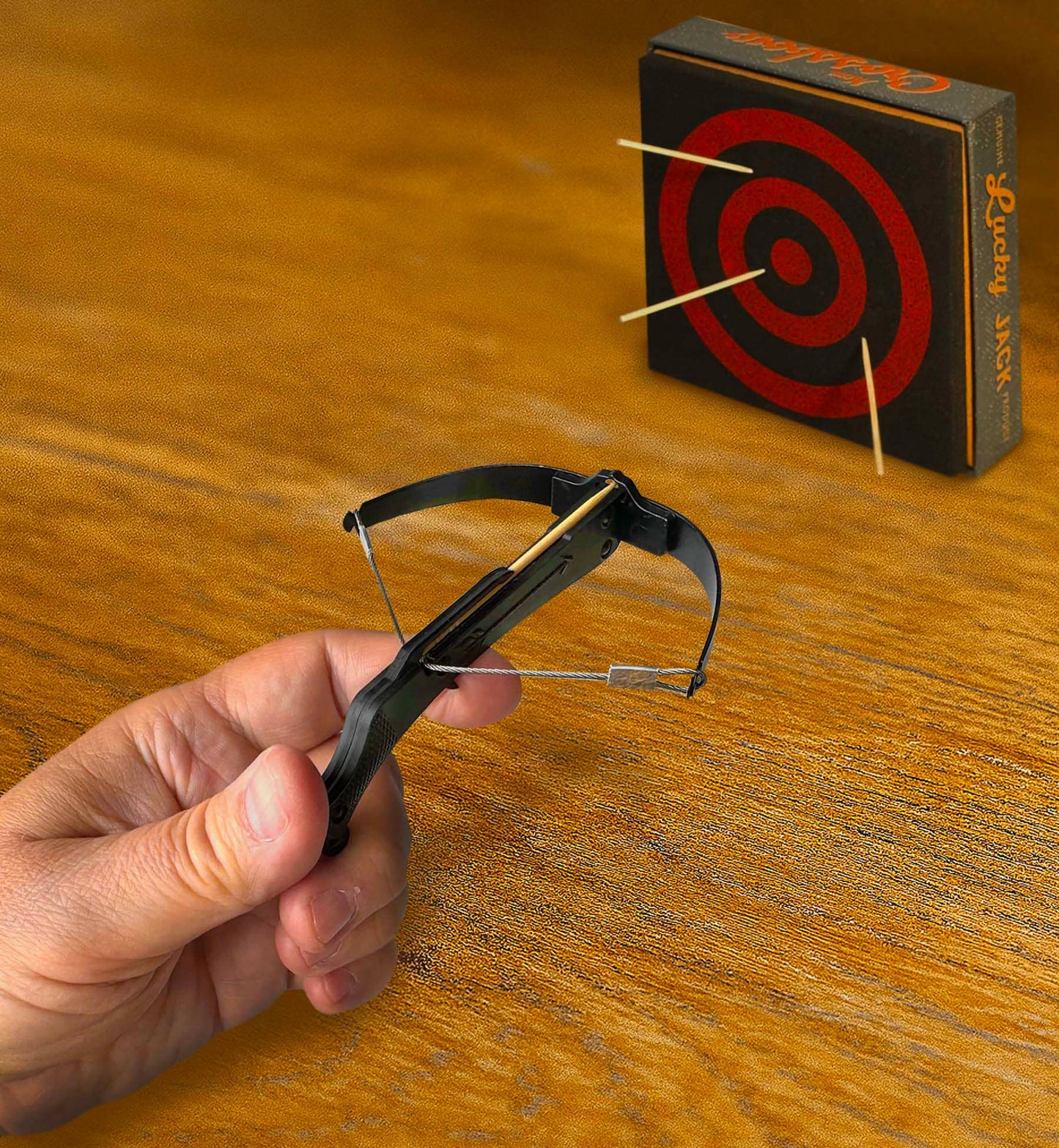 Lucky Jack Mini Crossbow Toothpick Launcher