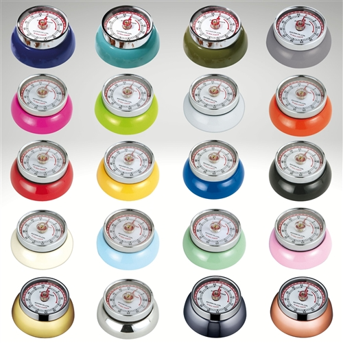 Retro Kitchen Timer, Red