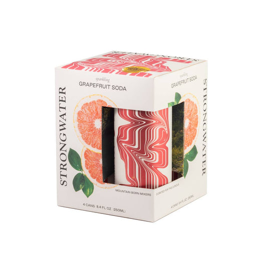 Strongwater Grapefruit Soda, 4 Pack