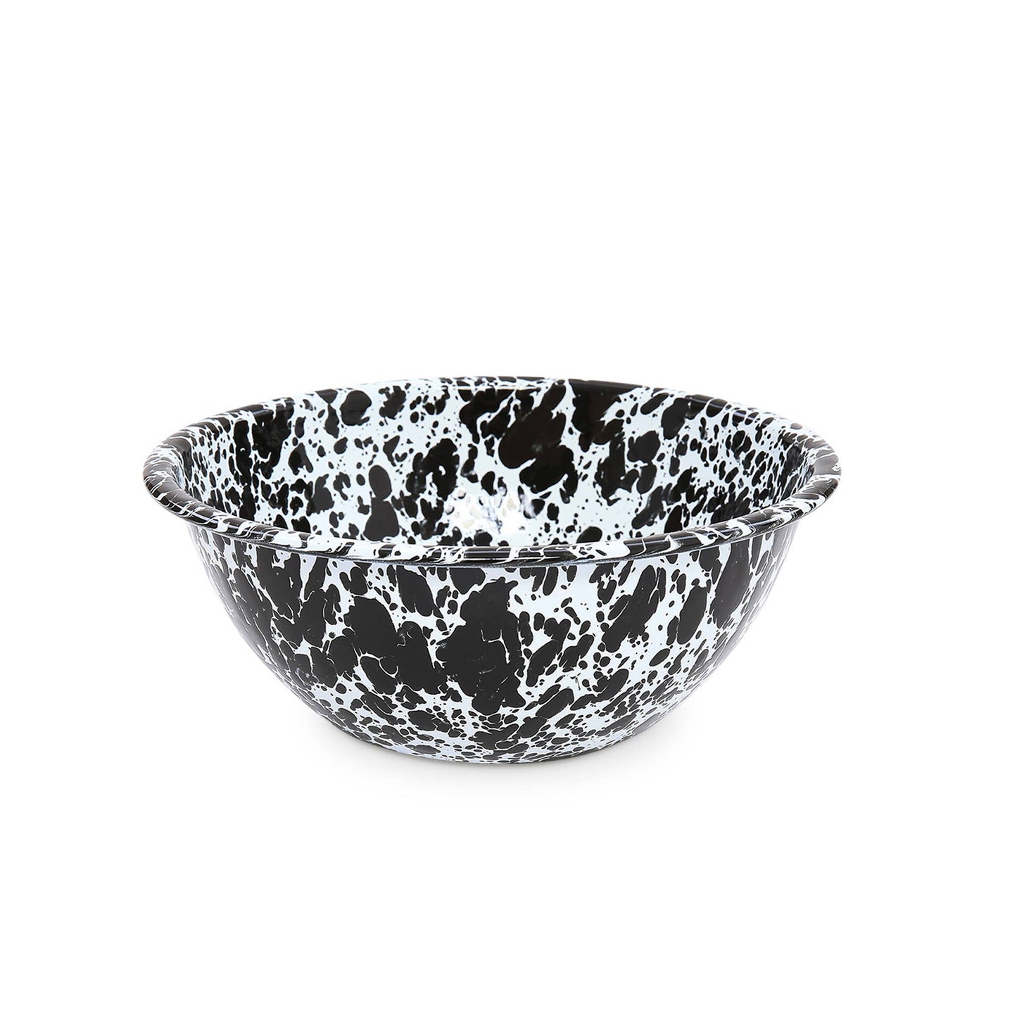 Crow Canyon Home Splatter Enamelware Small Serving Bowl
