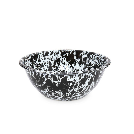Crow Canyon Home Splatter Enamelware Small Serving Bowl
