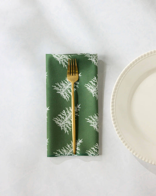 Geometry - Cedar Green Dinner Napkin Set