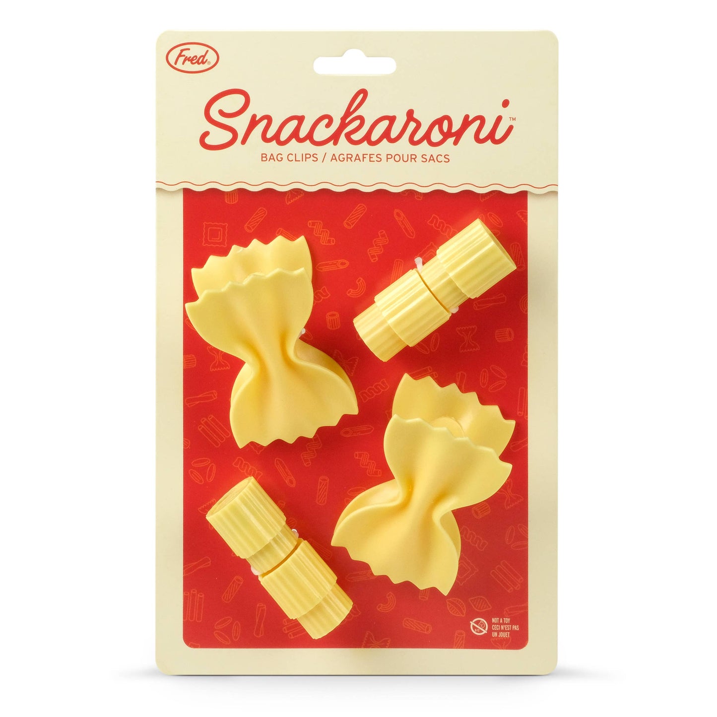 Snackaroni Pasta Bag Clips, Set of 4