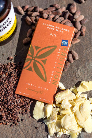 Fruition Chocolate Works - Hudson Valley Bourbon Dark Milk 61%