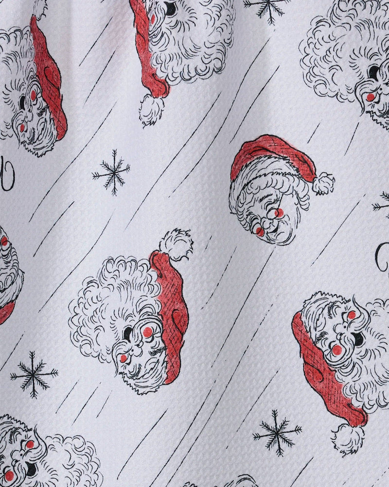 Geometry - Claus Family Christmas Tea Towel