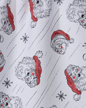 Geometry - Claus Family Christmas Tea Towel