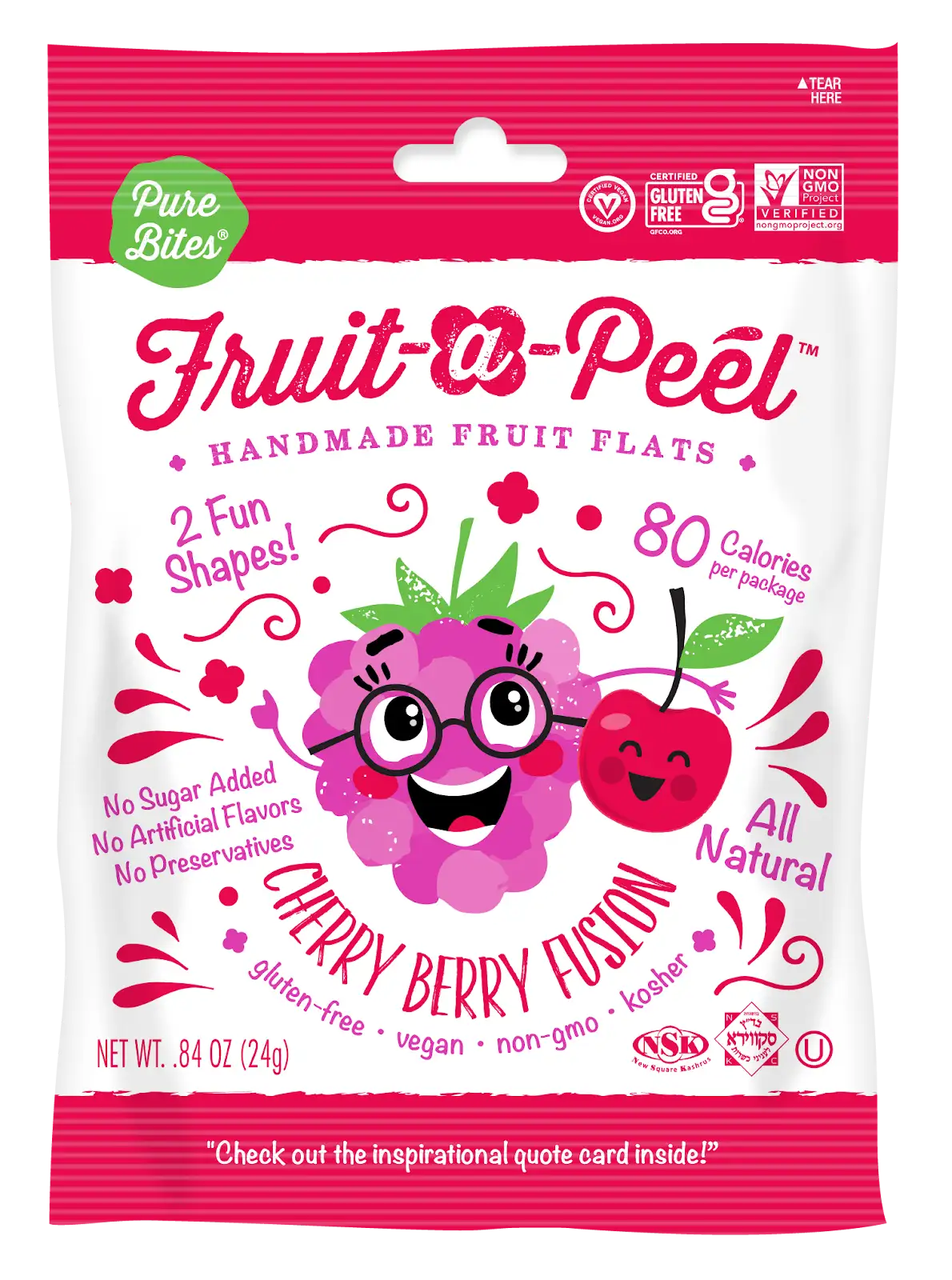 Fruit-a-Peel - Fruit-a-Peel Cherry Berry Fusion Fruit Flats
