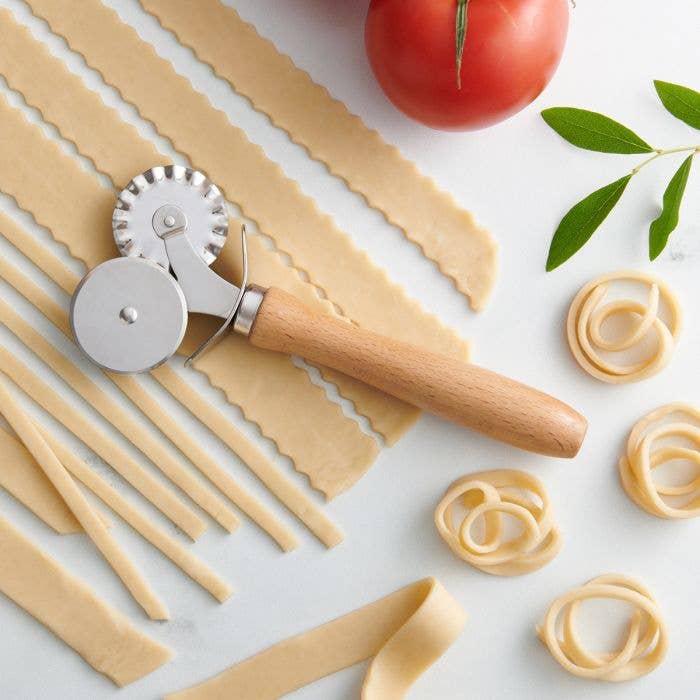 HIC - Harold Import Co. - Fantes Double Pastry Ravioli Pasta Dough Cutter Crimper