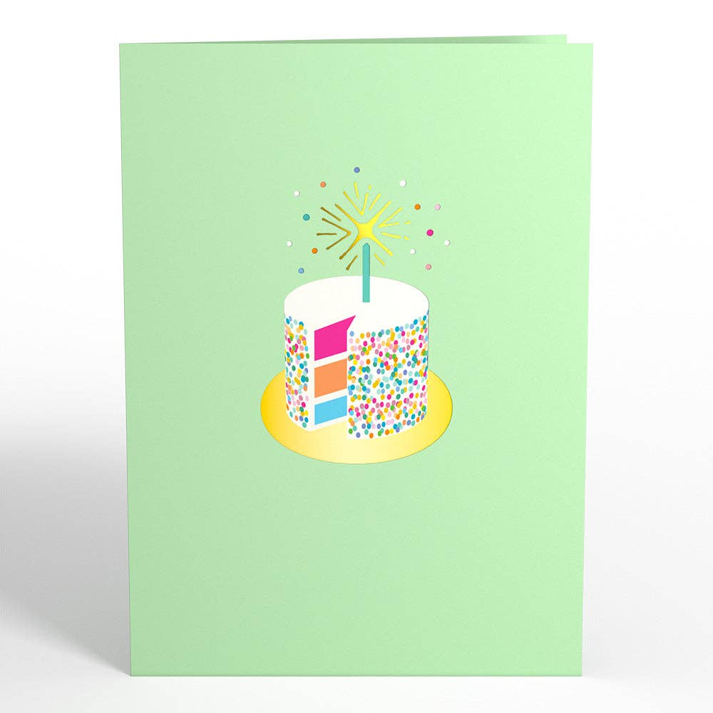 Lovepop Sprinkles Birthday Cake Pop-Up Card
