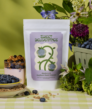 Sweet Deliverance - Blueberry & Sunflower Butter Granola