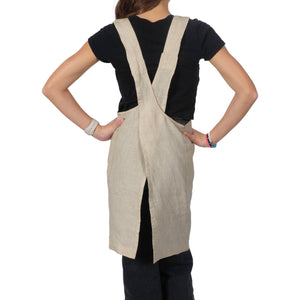 KAF Home - KAF Home Firenze Kids 100% Stonewashed Linen Smock Apron