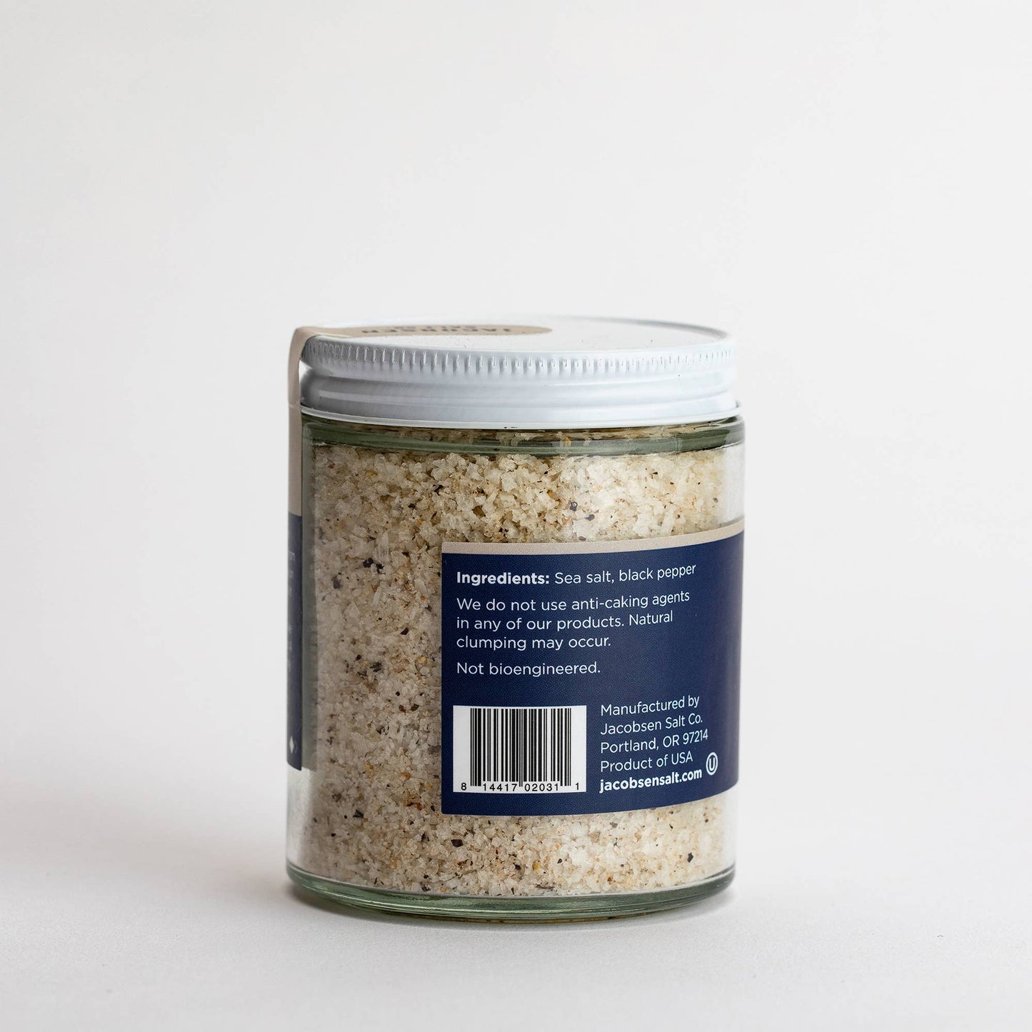Jacobsen Salt Black Pepper Salt - Infused Sea Salt, 4.23oz