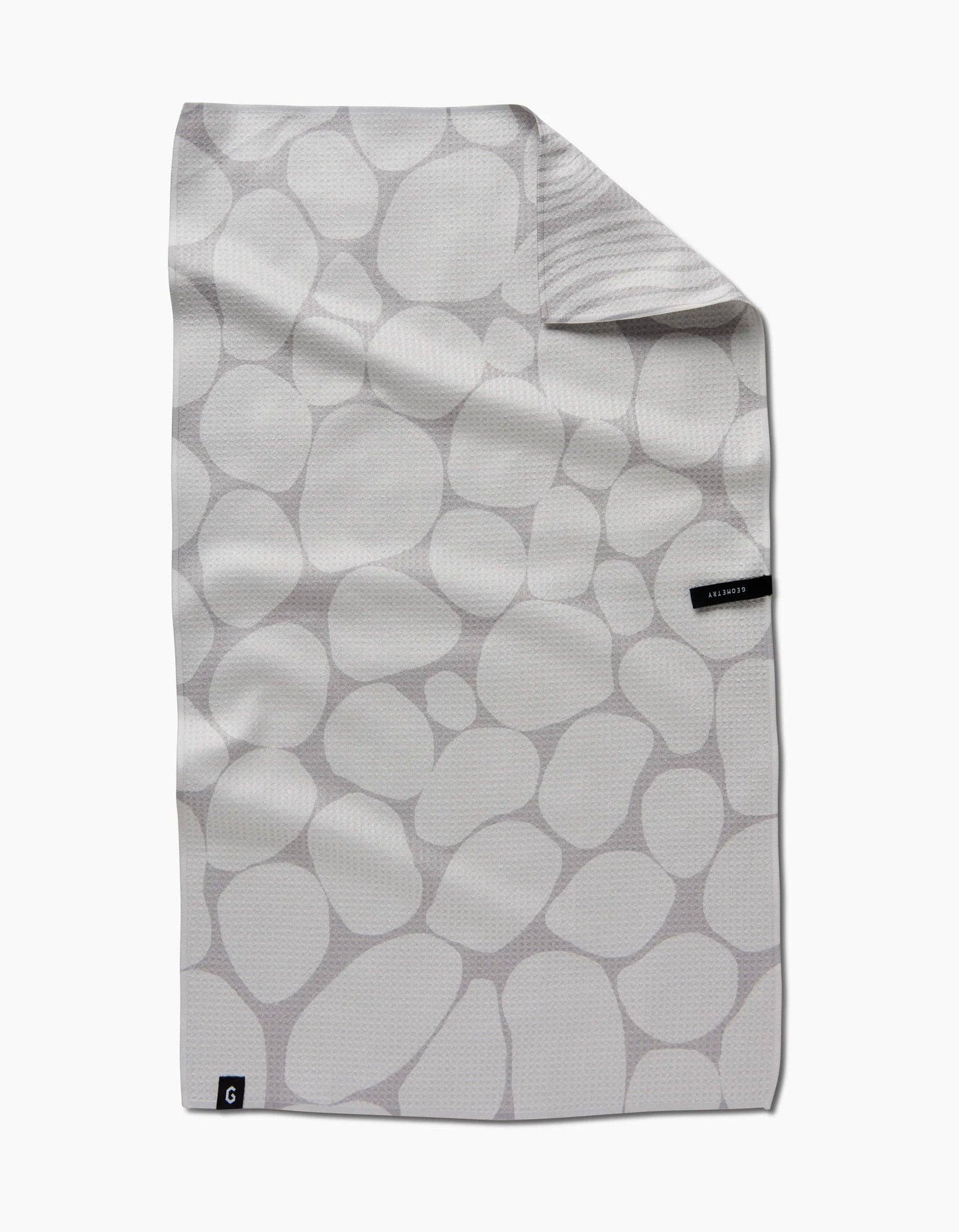 Geometry - Stone Double Sided Tea Towel