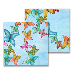 Butterflies Flying Cocktail Napkin