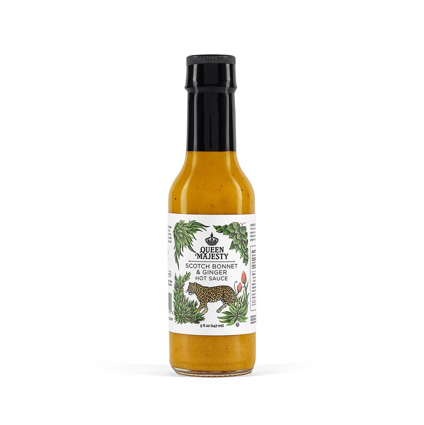 Queen Majesty Scotch Bonnet & Ginger Hot Sauce, 5oz