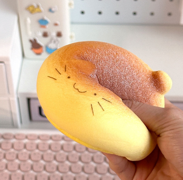 Cat Bread Squishy Soft & Slow-Rebound Stress Toy