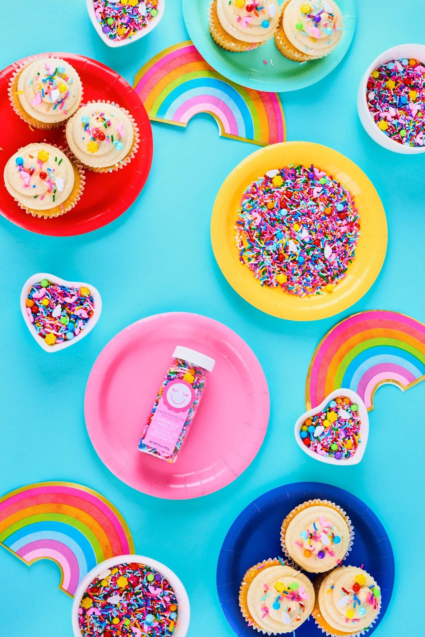 Sweetapolita Double Rainbow Sprinkle Medley