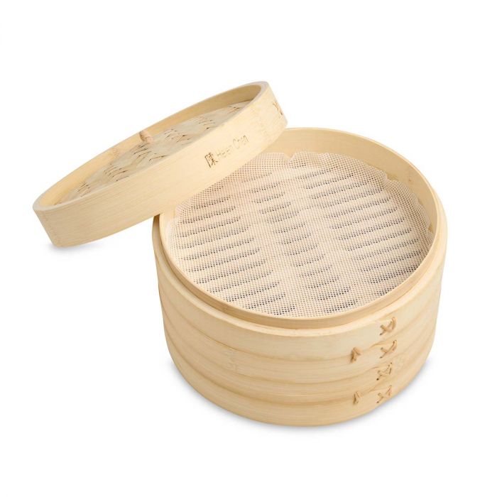 Helens Asian Kitchen Silicone Steamer Liners, 10-Inch, Set of 4