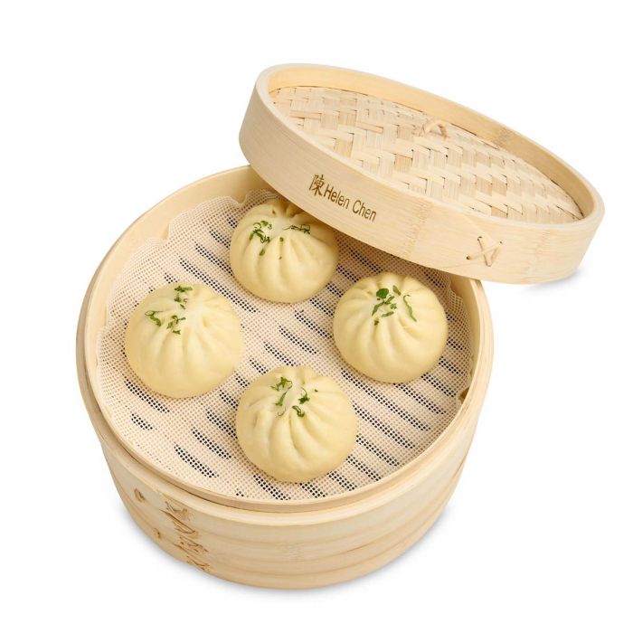 Helens Asian Kitchen Silicone Steamer Liners, 10-Inch, Set of 4