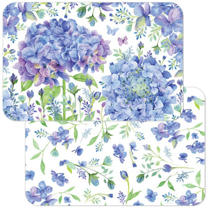 Beautiful Hydrangea Reversible Rectangular Plastic Placemat