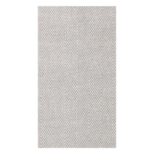 Caspari Jute Flax Guest Towel Napkins, Set of 12