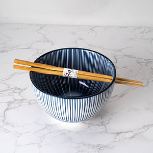 Urban Tokyo Tokusa Design Bowl With Chopsticks