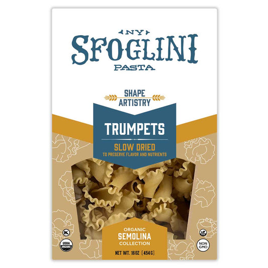 Sfoglini Trumpets Pasta, Organic Durum Semolina Pasta