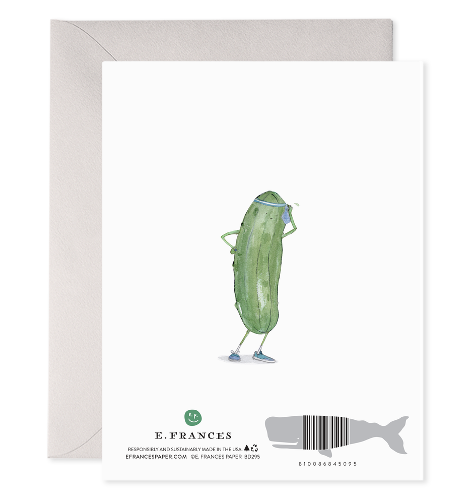 E. Frances Paper - Pickleball Bday | Pickle Birthday Greeting Card