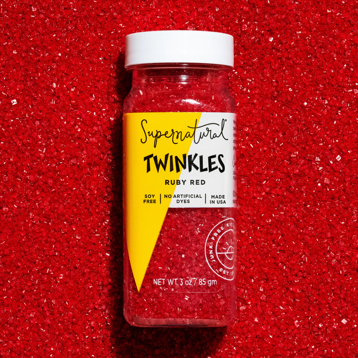 Supernatural Twinkles Sanding Sugar Ruby Red