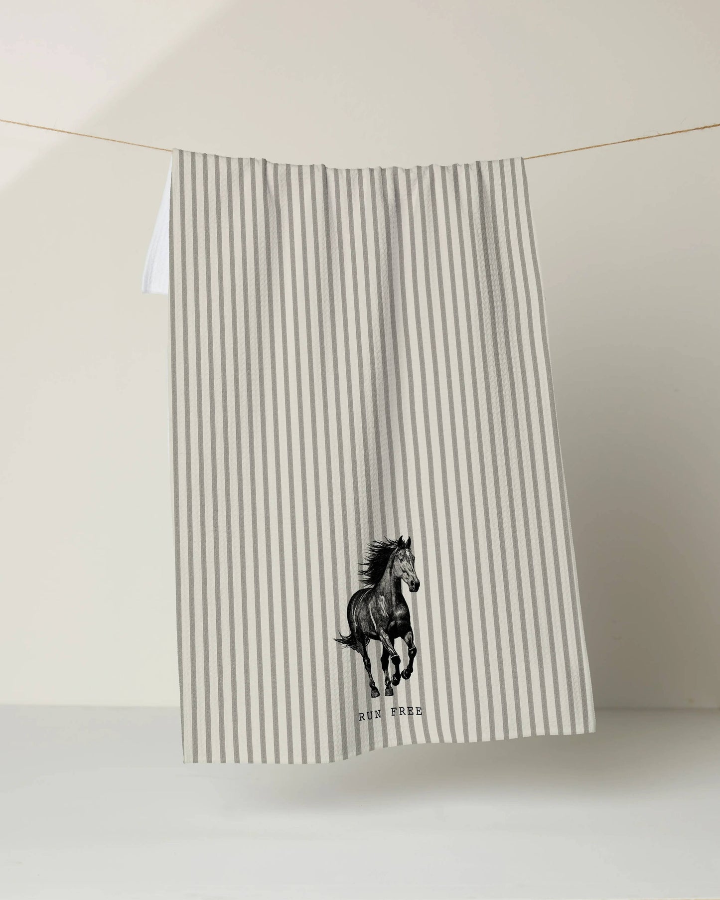 Geometry - Run Free Tea Towel