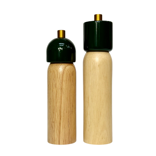 MÆGEN Salt & Pepper Grinder, Green & Gold