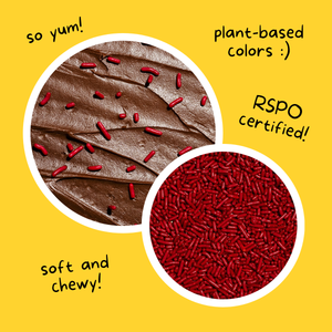 Supernatural Dye-Free Softies Sprinkles - Richest Red