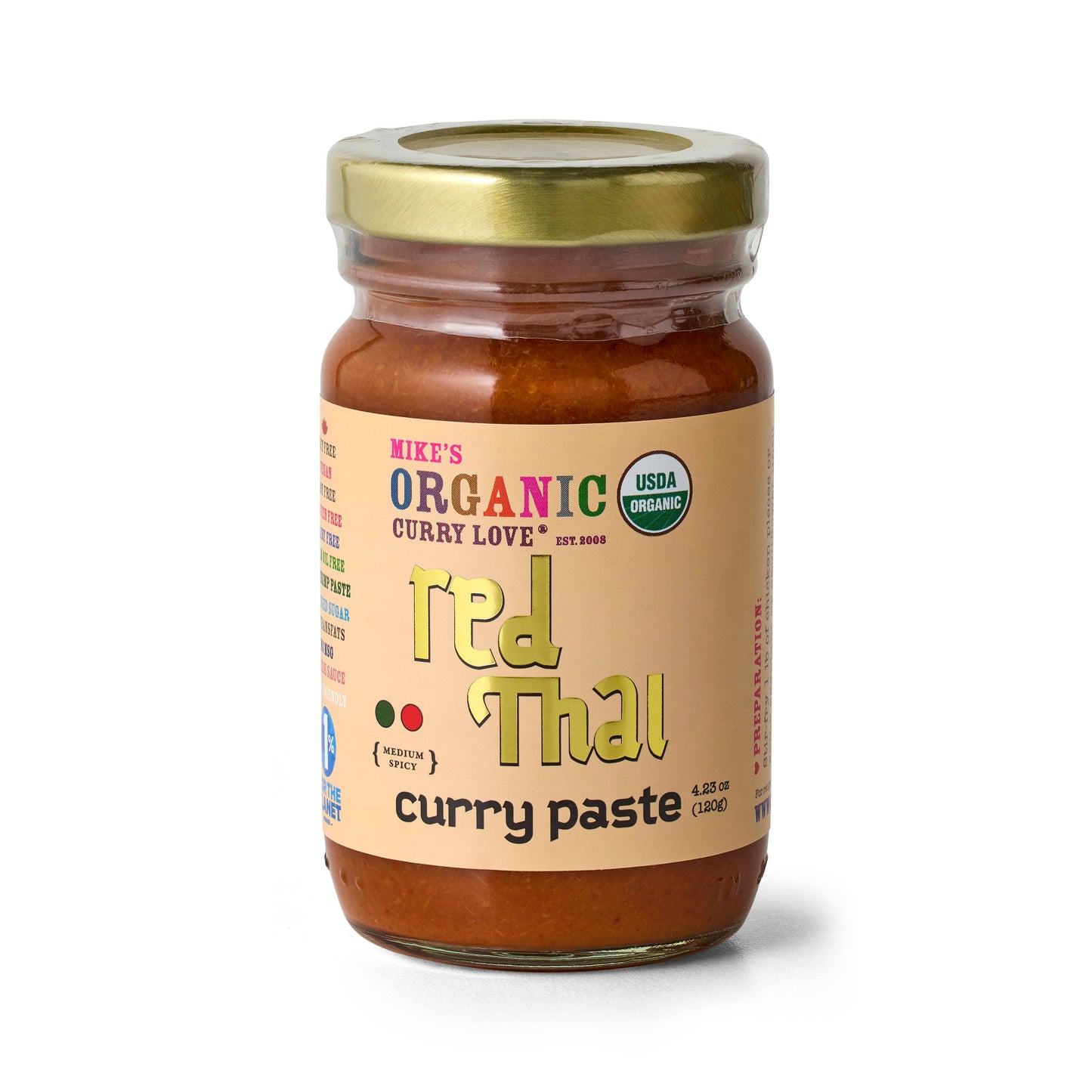 Mike's Organic Curry Love Red Thai Curry Paste