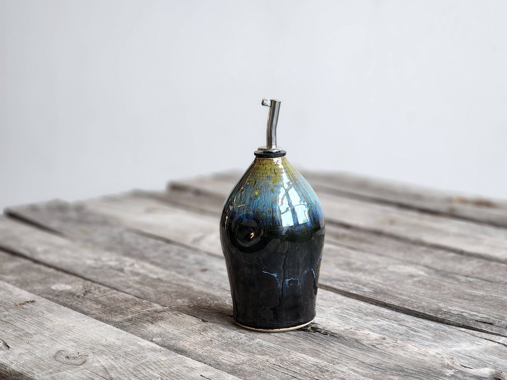 Ceramic  Pottery Oil Cruet
