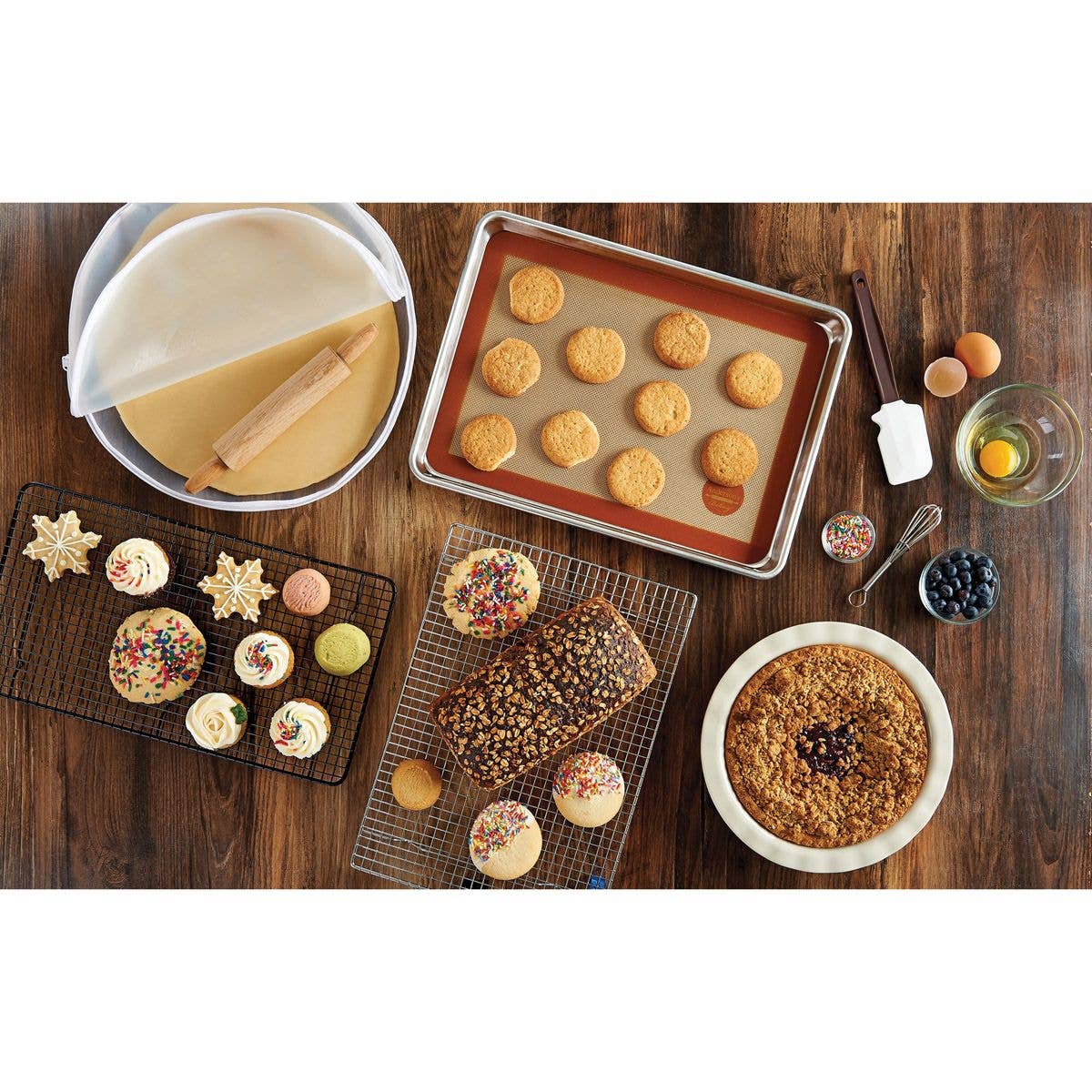 Mrs. Anderson's Baking Non-Stick Silicone Baking Mat
