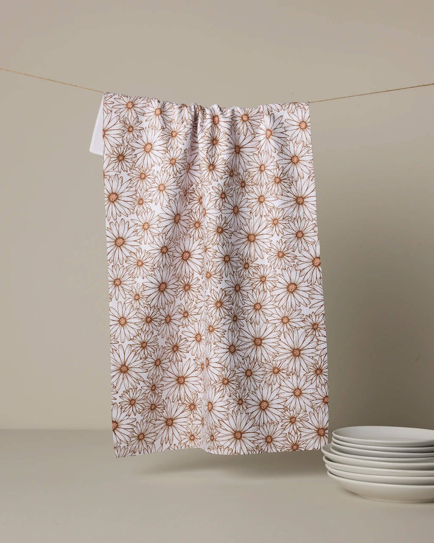 Geometry - Daisy Trail Tea Towel