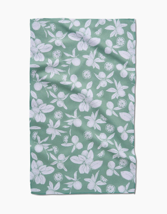 Geometry - Summer Limes Tea Towel