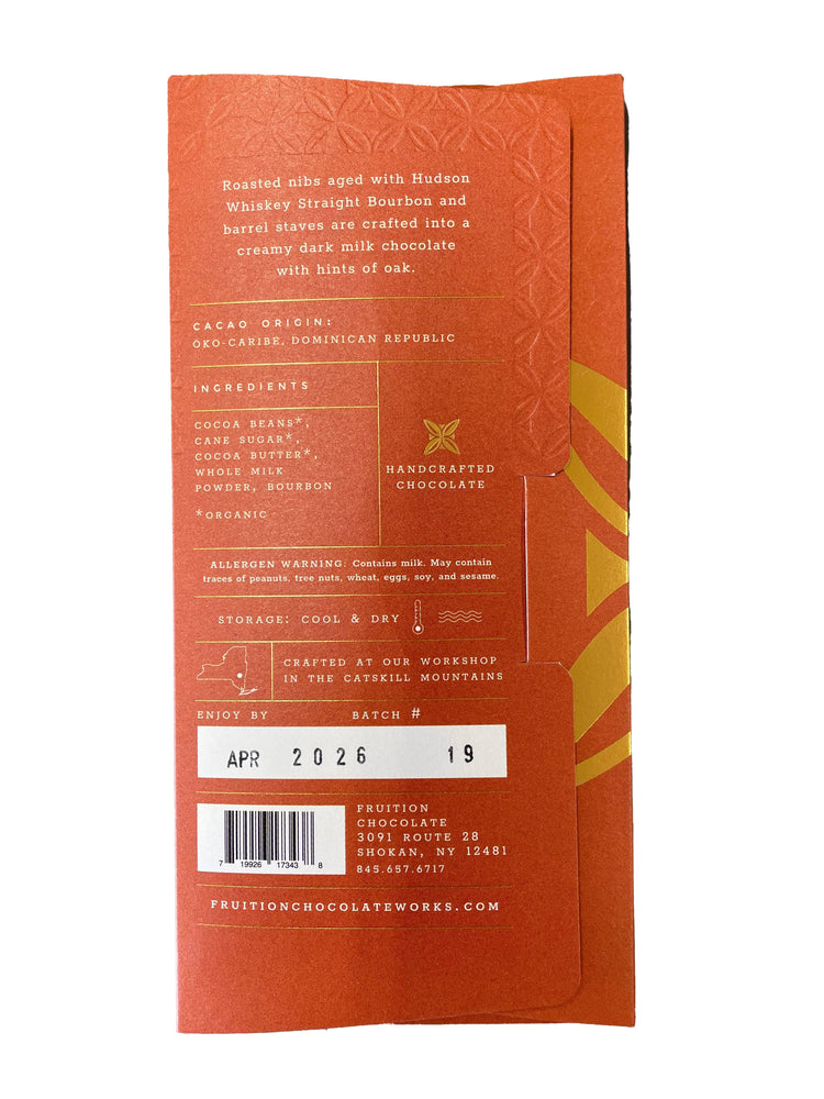 Fruition Chocolate Works - Hudson Valley Bourbon Dark Milk 61%