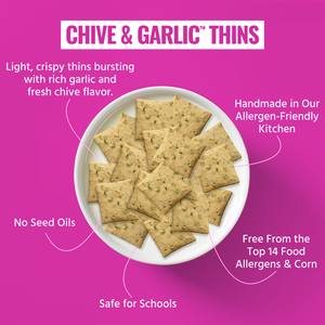 Every Body Eat® Chive & Garlic Snack Thins, 4oz